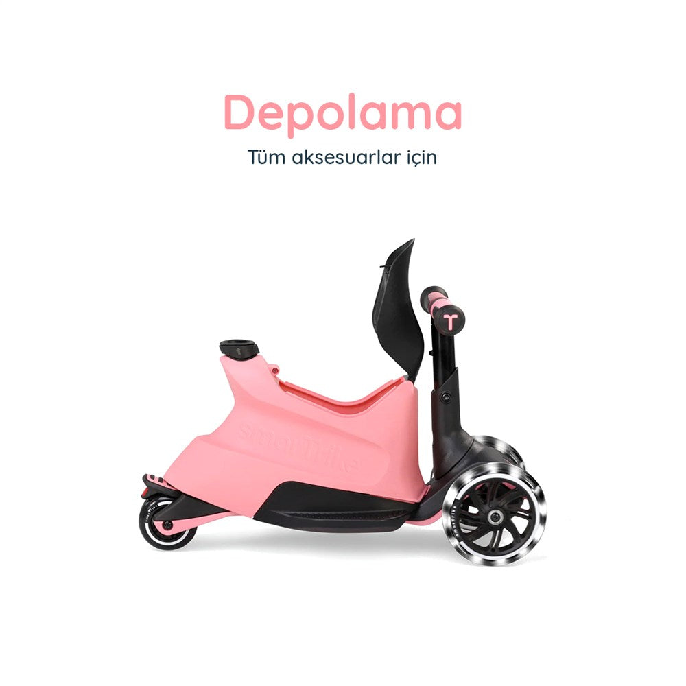 SmarTrike Xtend Büyüyebilen Ride On Scooter (12 Ay - 12 Yaş) - Salmon Pink