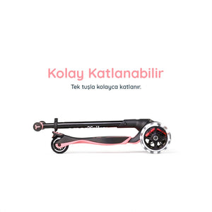 SmarTrike Xtend Büyüyebilen Ride On Scooter (12 Ay - 12 Yaş) - Salmon Pink