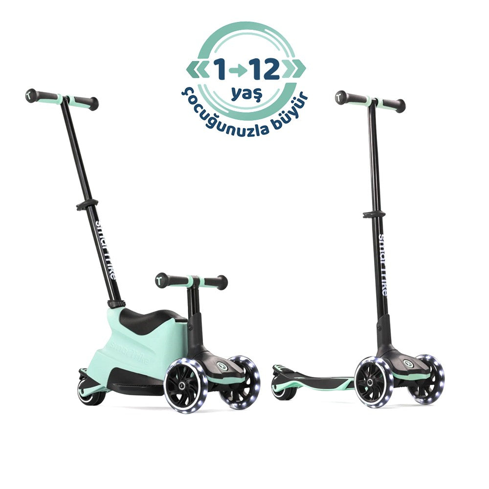SmarTrike Xtend Büyüyebilen Ride On Scooter (12 Ay - 12 Yaş) - Soft Green