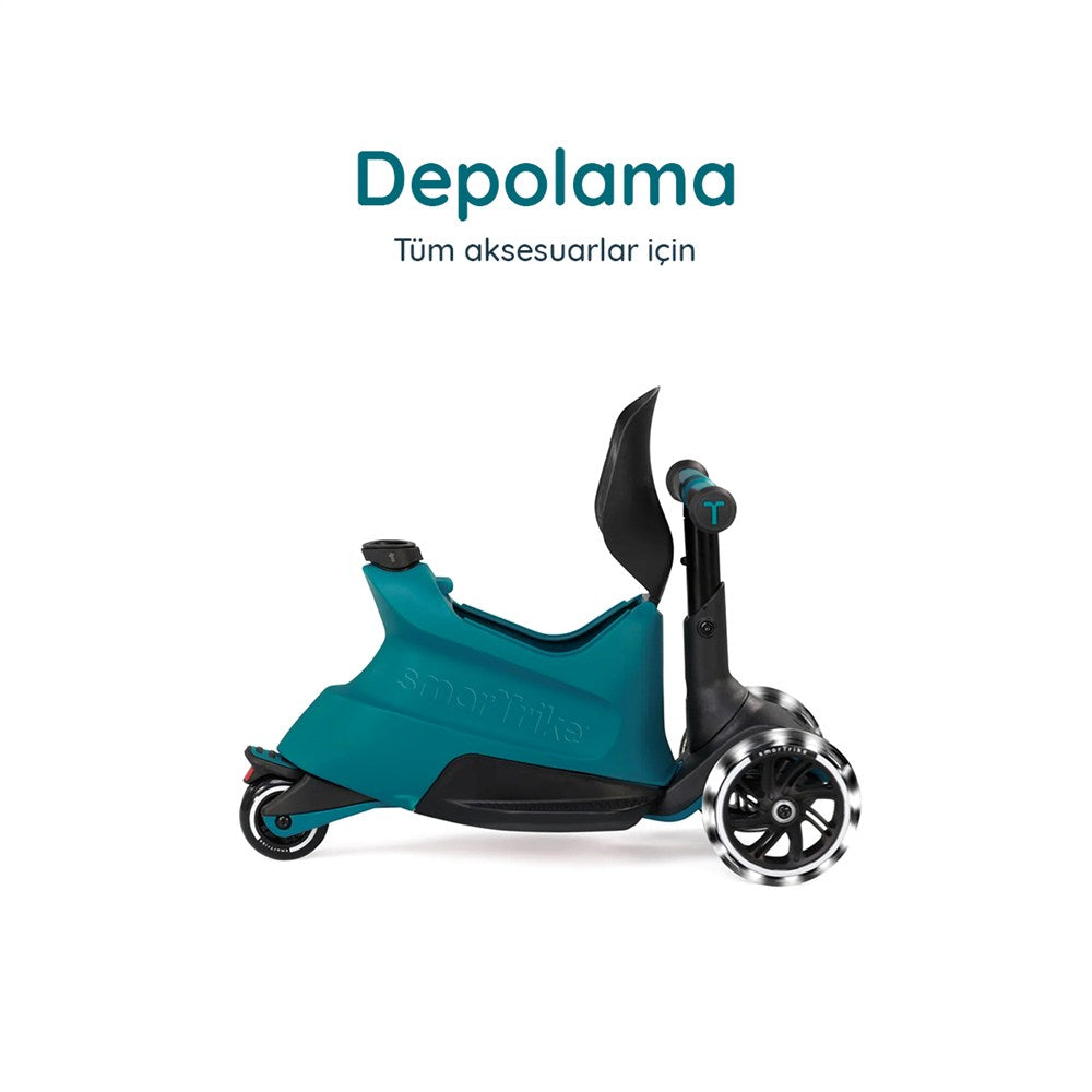 SmarTrike Xtend Büyüyebilen Ride On Scooter (12 Ay - 12 Yaş) - Teal