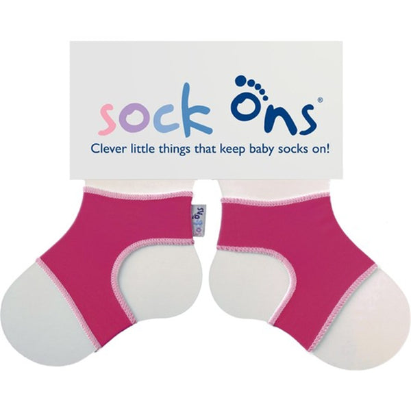 Sock Ons Bebek Çorap Tutucu - Koyu Pembe