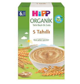 Hipp Organik 5 Tahıllı Tahıl Bazlı Ek Gıda 200 gr