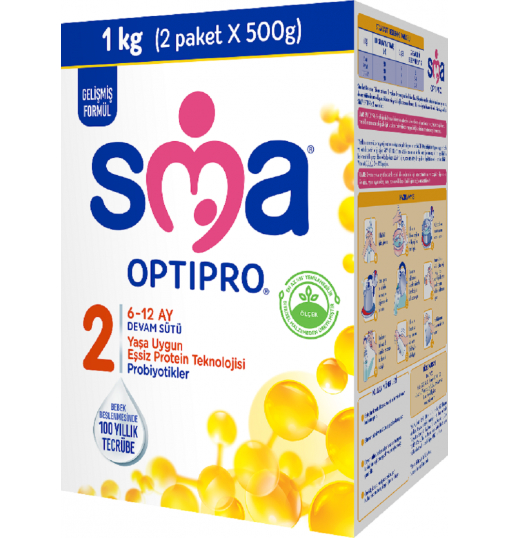 Sma Optıpro Probıyotık 2 Numara Bebek Sütü 1000 GR