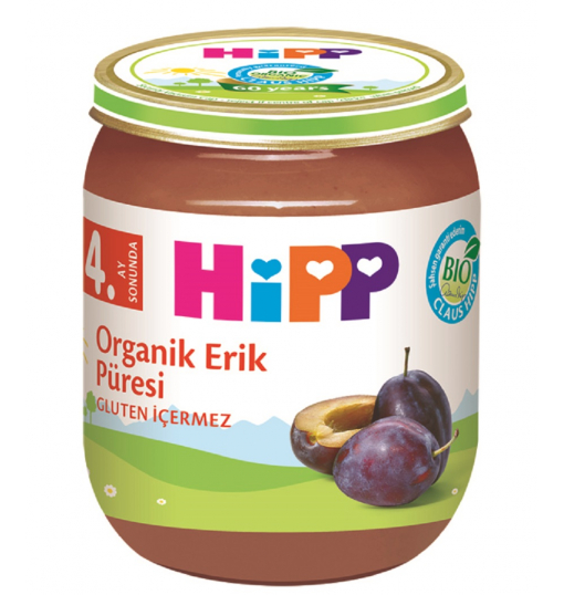 Hipp Kavanoz Mamaları Organik Erik Püresi 125 gr