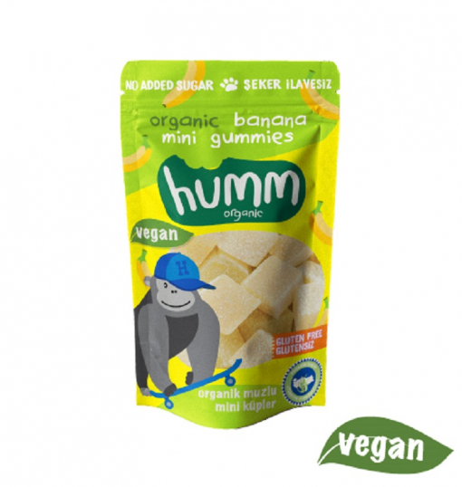 Humm Organic Muzlu Glutensiz Vegan Mini Küpler 30 g
