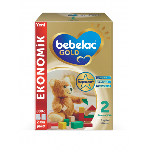 Bebelac Gold 2 Devam Sütü 800 g 6-12 Ay