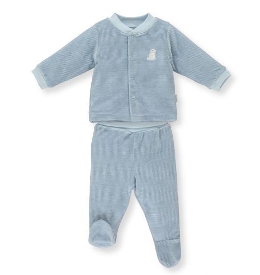 Bebetto Erkek Bebek Patikli Pijama Takımı 2Li Takım Bear Star