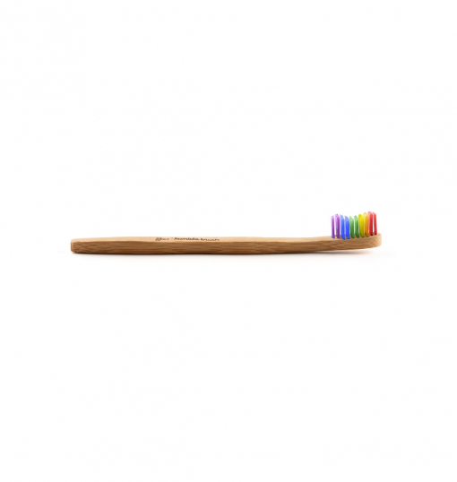 Humble Brush Çocuk Ultra Yumuşak  Bambu Diş Fırçası Gökkuşağı