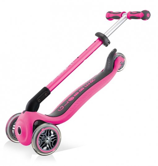 Globber Go Up Deluxe Scooter Pembe