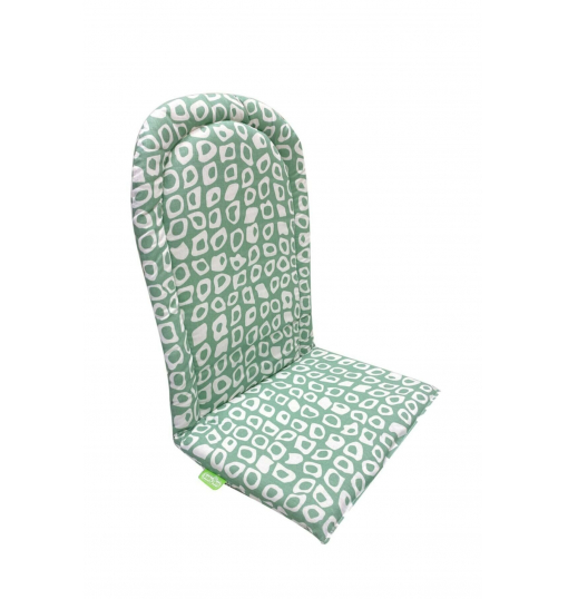 Babyjem Mama Sandalyesi Minderi Yeşil  Kareli