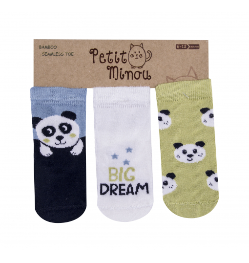 Petit Minou Kız Bebek 3Lü Bıg Dream Çorap