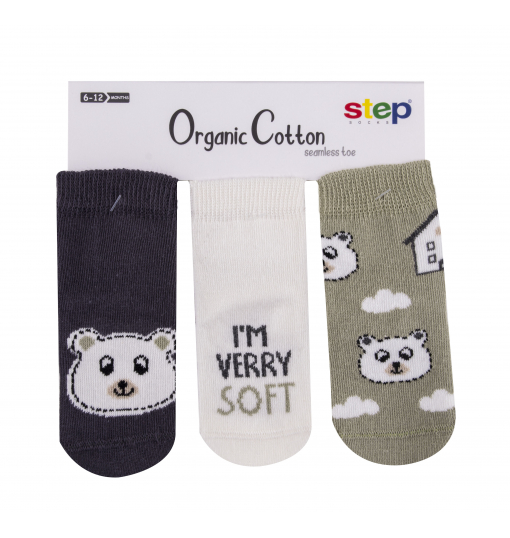 Step Kız Bebek 3Lü Very Soft Çorap