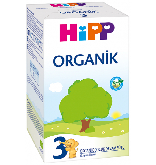 HİPP 3 Organik Devam Sütü 600 GR