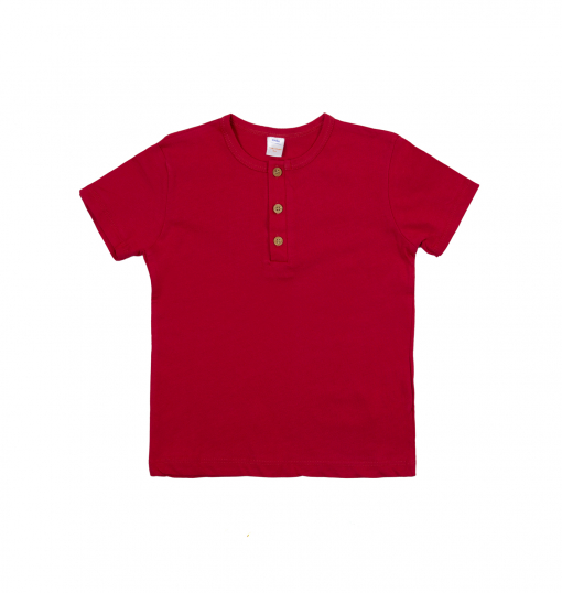Soobe Erkek Bebek Kısa Kollu Kırmızı Tshirt