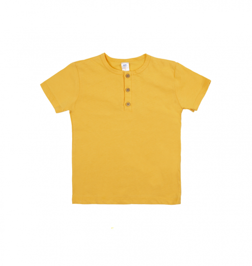 Soobe Erkek Bebek Kısa Kollu Sarı Tshirt