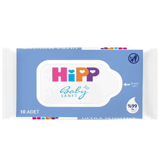 HiPP Babysanft Ultra Sensitive Yenidoğan Temizlik ve Bakım Mendilleri