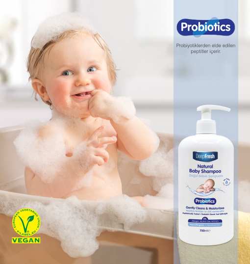 Deep Fresh Probiyotik Doğal Bebek Şampuanı 750 ml