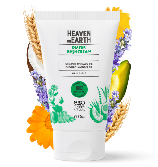 Heaven On Earth Pişik Önlemeye Yardımcı Krem %100 Doğal Ve Organik İçerikliDiaper Rash Cream  75Gr