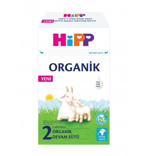 HiPP 2 Organik Keçi Sütü Bazlı Devam Sütü 400 Gr