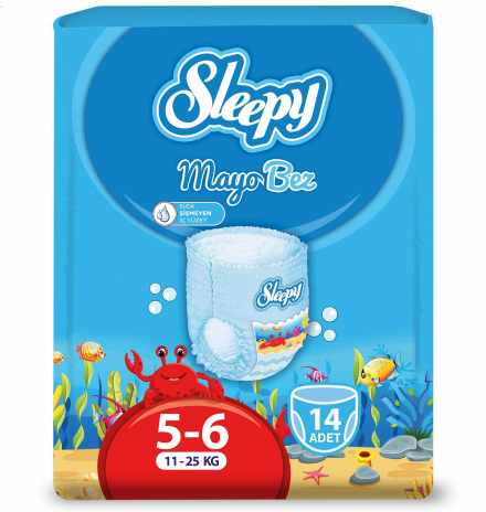Sleepy Mayo Külot Bez XL 5-6 Beden 14 Adet