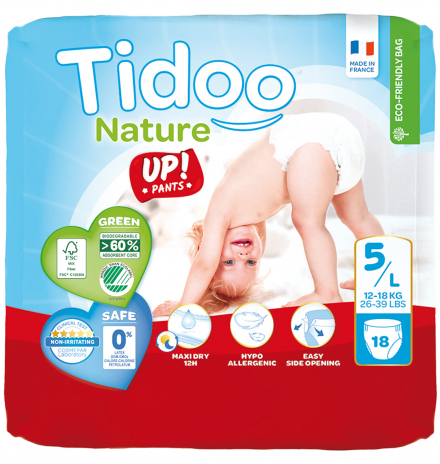 Tidoo Hipoalerjenik-Ekolojik Alıştırma Külodu 5 Numara Junior Single 12-18 kg