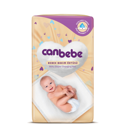 Canbebe Bebek Bakım Örtüsü 60x60 10 Adet